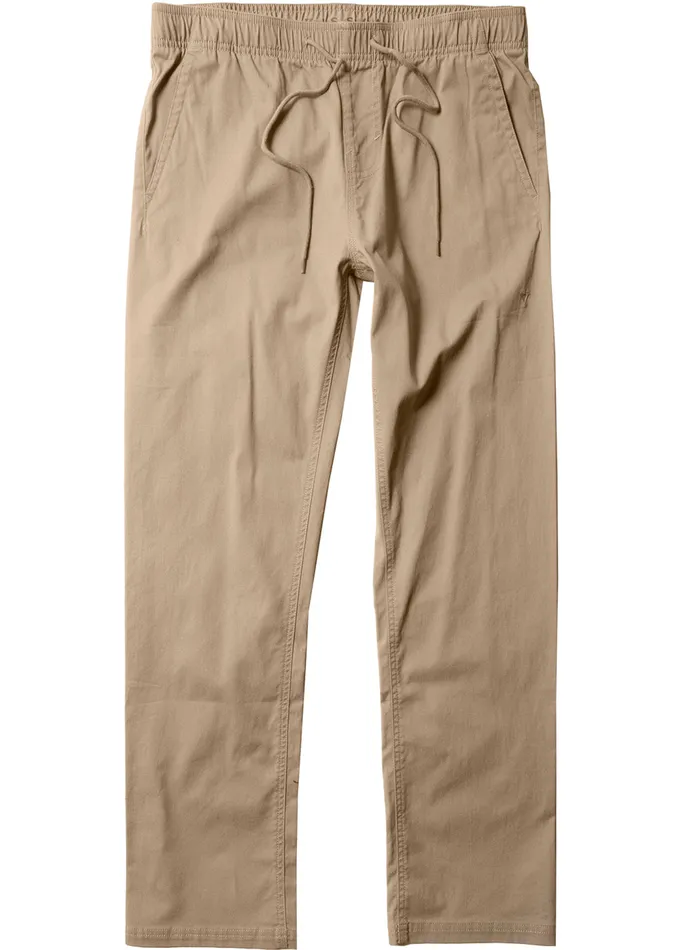 Pants and Denim Vissla Men No See Ums Eco Elastic Pant Khaki