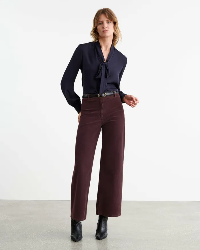 Pants and Shorts Nili Lotan Women MEGAN PANT Midnight