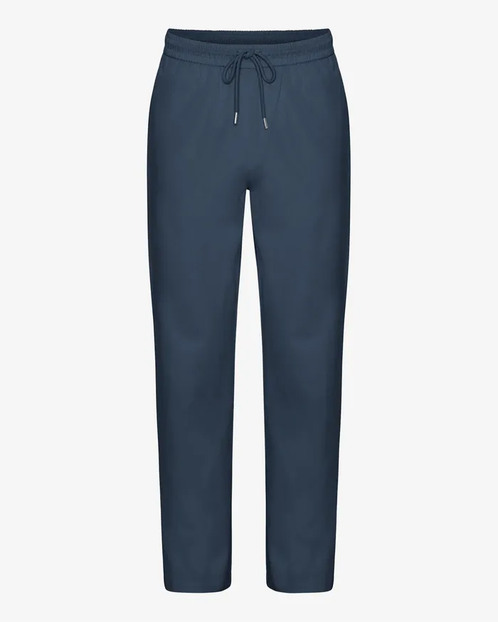 Pants Men Organic Twill Pants 8211 Petrol Blue Colorfulstandard