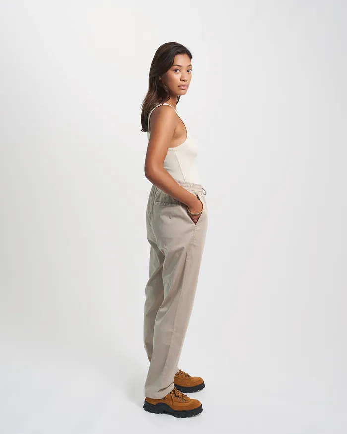 Pants Organic Twill Pants 8211 Oyster Grey 8211 Colorfulstandard Women