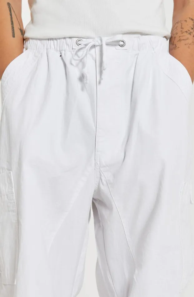 Parachute Pants Men Jaded London White Parachute Cargo Pants