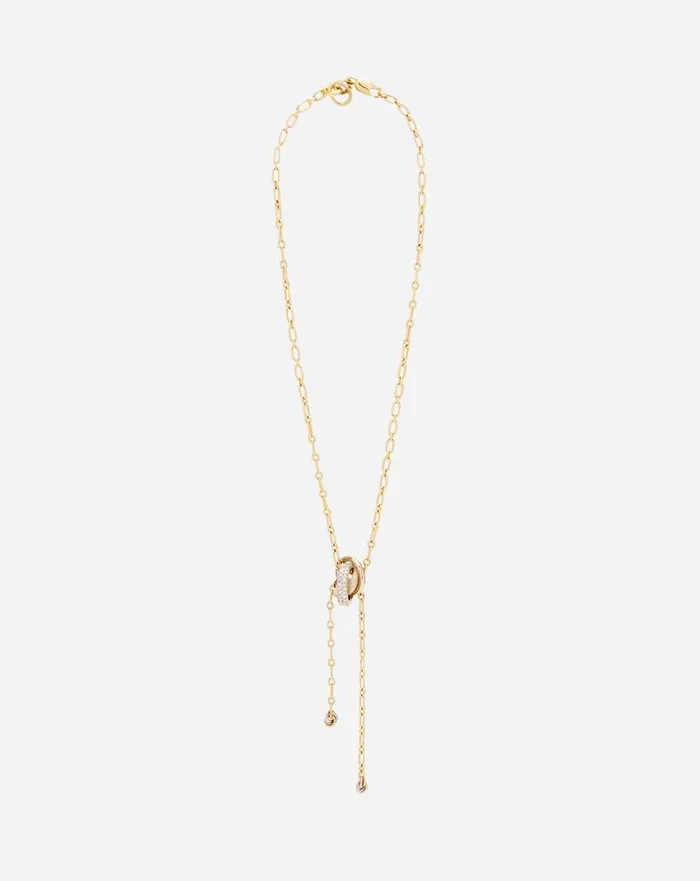 Partition By Lanvin Necklace Goldcrystal Women Lanvin Jewelry