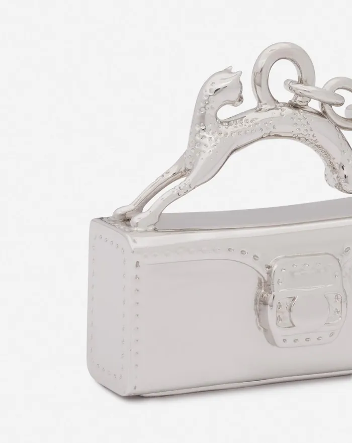 Pencil Cat Brass Key Ring Silver Women Lanvin Wallets and Small Leather Goods Pencil Cat Brass Key Ring Silver Women Lanvin Wallets and Small Leather Goods