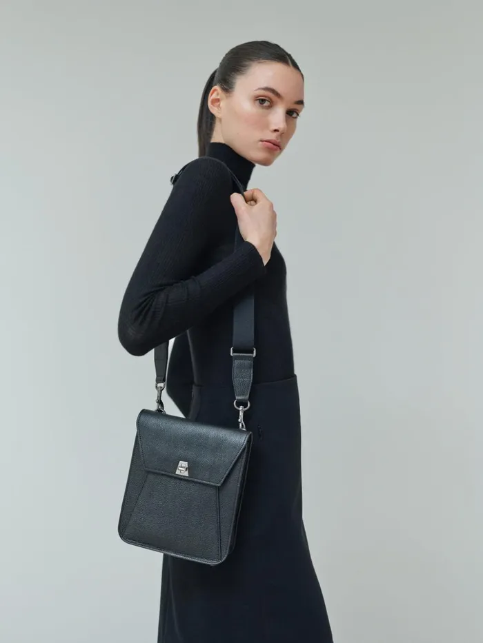 Pencil Skirt In Wool DoubleFace With Zip Pockets Black Women Akris Skirts