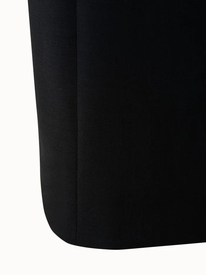 Pencil Skirt In Wool DoubleFace With Zip Pockets Black Women Akris Skirts