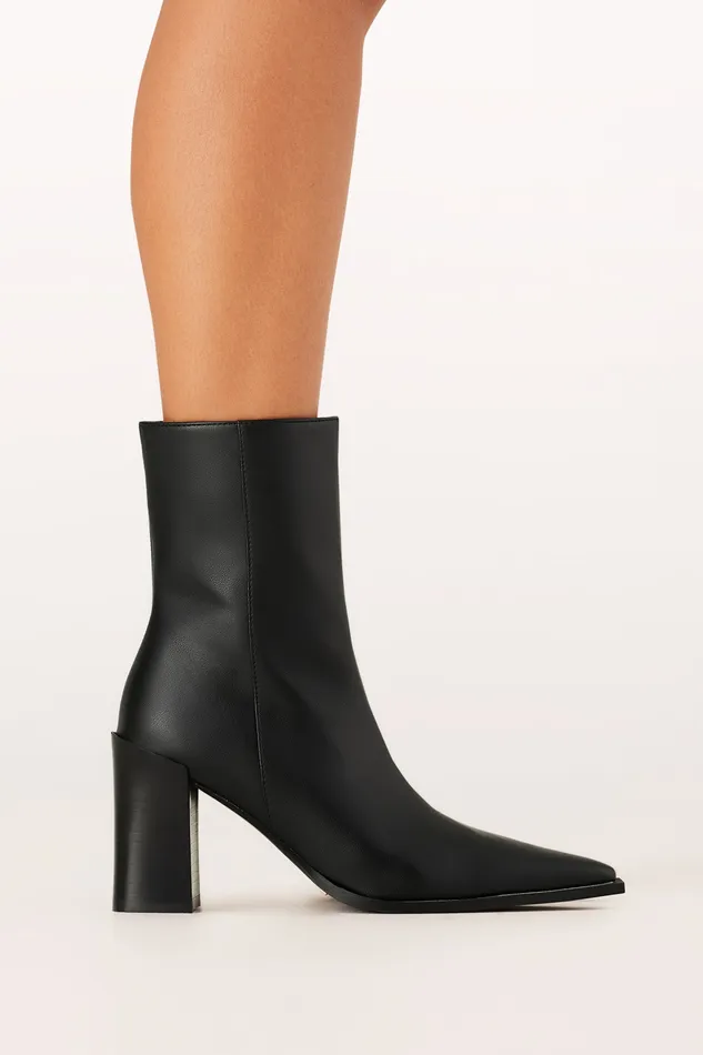petalandpup Boots Women Lauryn Booties 8211 Black Black