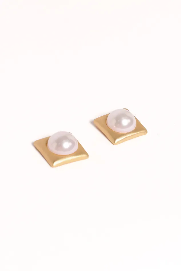 petalandpup Kimmy Pearl Earrings 8211 Gold Gold Women Earrings