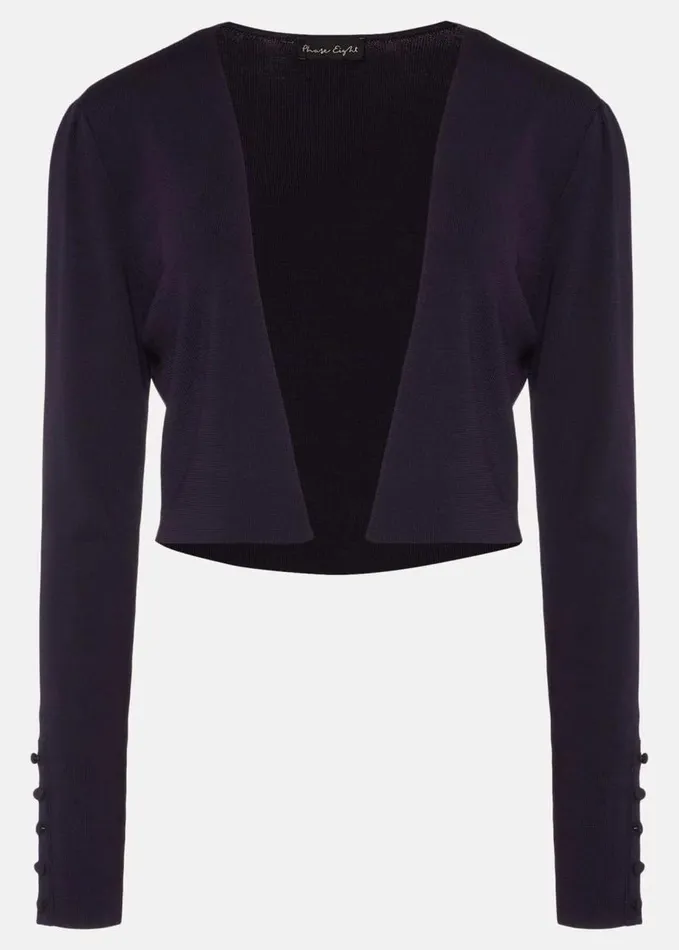 Phase Eight Adah Knitted Jacket Navy Women Knitwear