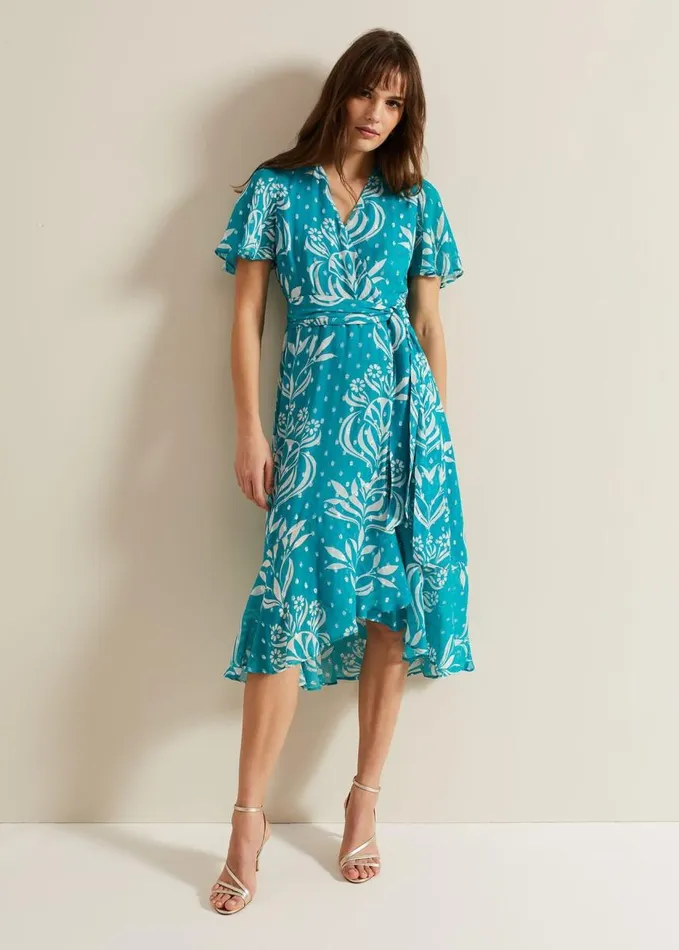 Phase Eight Amy Fil Coupe Dress Multicoloured Women Dresses