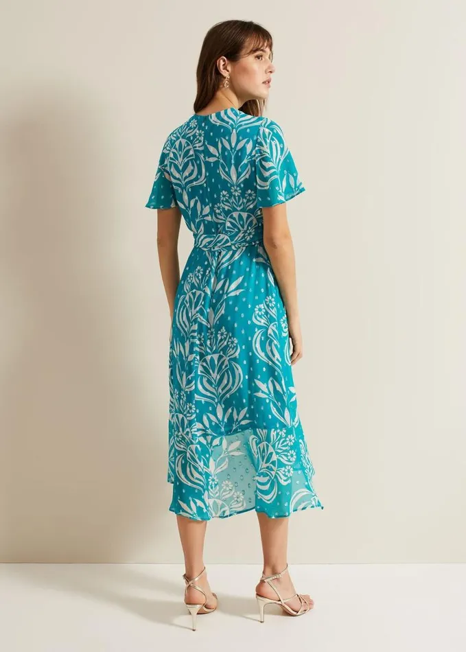 Phase Eight Amy Fil Coupe Dress Multicoloured Women Dresses