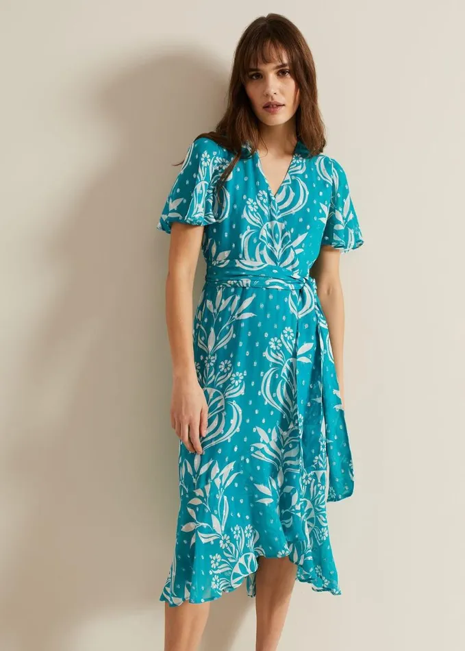 Phase Eight Amy Fil Coupe Dress Multicoloured Women Dresses