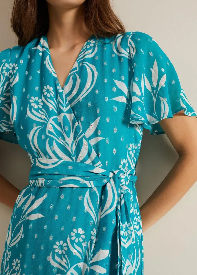 Phase Eight Amy Fil Coupe Dress Multicoloured Women Dresses