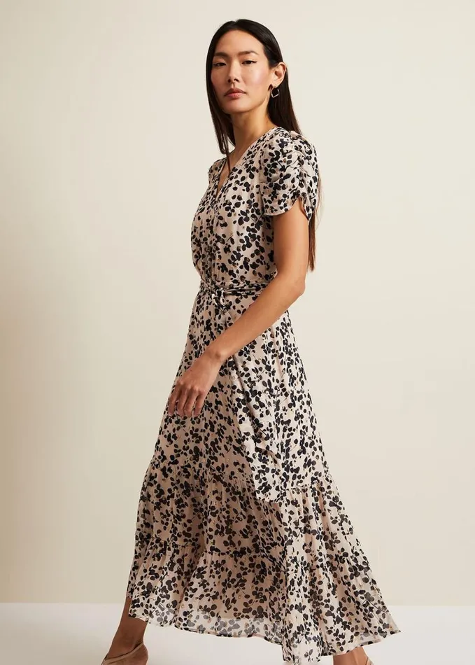 Phase Eight Amy Floral Midi Dress Multicoloured Women Dresses