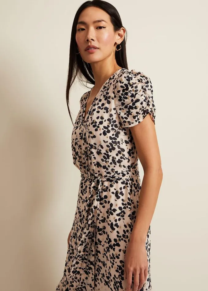 Phase Eight Amy Floral Midi Dress Multicoloured Women Dresses