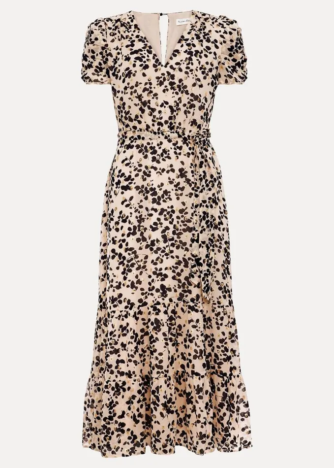 Phase Eight Amy Floral Midi Dress Multicoloured Women Dresses