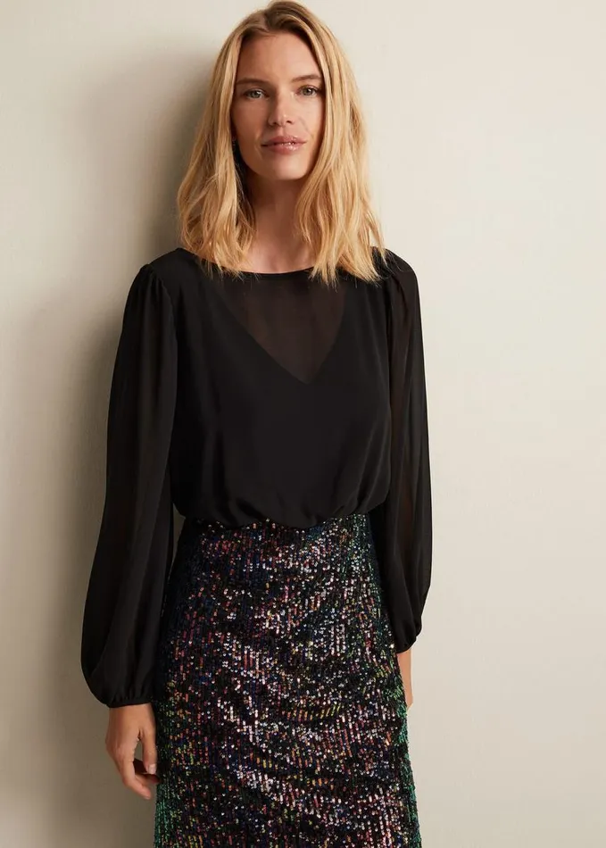 Phase Eight Angel Sequin Mini Dress Multicoloured Women Dresses