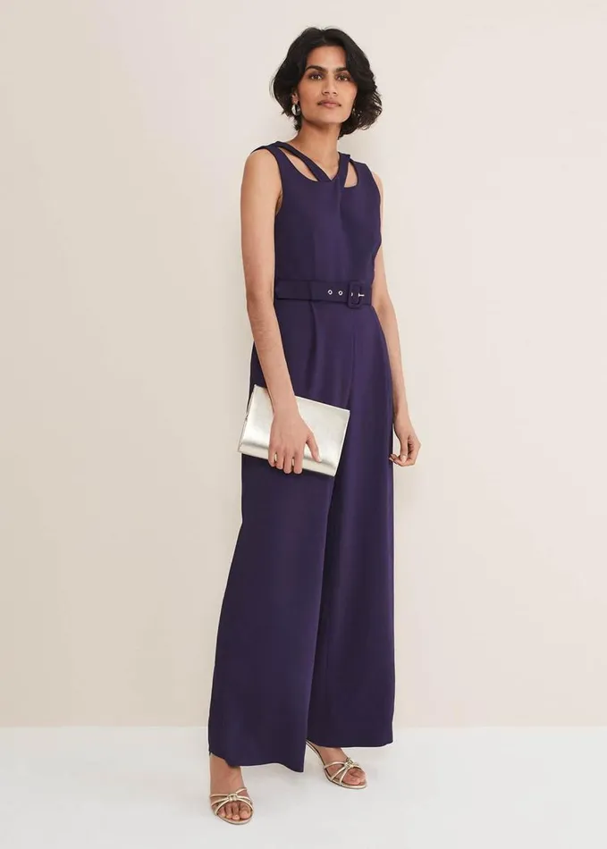 Phase Eight Anna Jumpsuit Ink Women Dresses