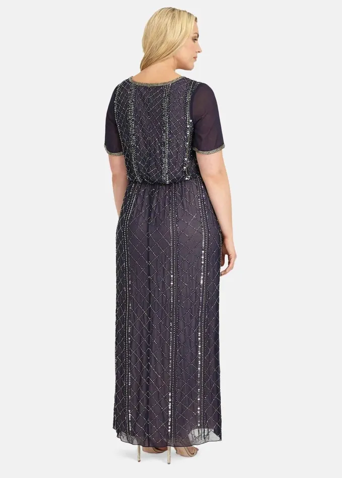 Phase Eight Aria Maxi Dress Navy Women Dresses