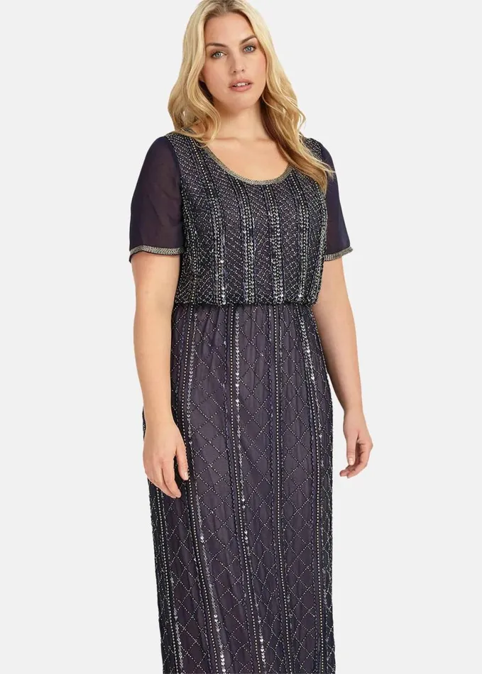 Phase Eight Aria Maxi Dress Navy Women Dresses