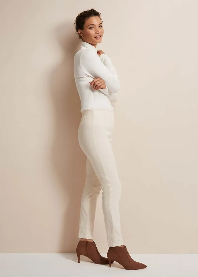 Phase Eight Avyanna Jeggings Winter White Women Trousers
