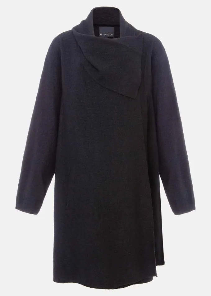 Phase Eight Bellona Knit Coat Black Women Knitwear