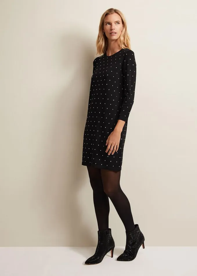 Phase Eight Black Sparkly Boots Black Women Boots