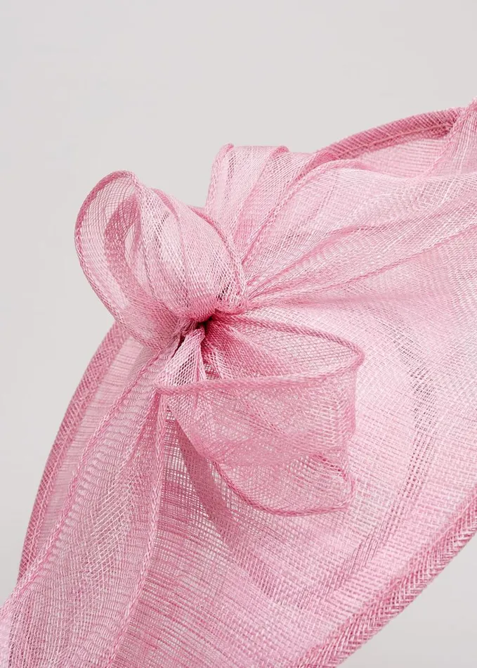 Phase Eight Bow Detail Oval Fascinator Pink Women Fascinators and Hats