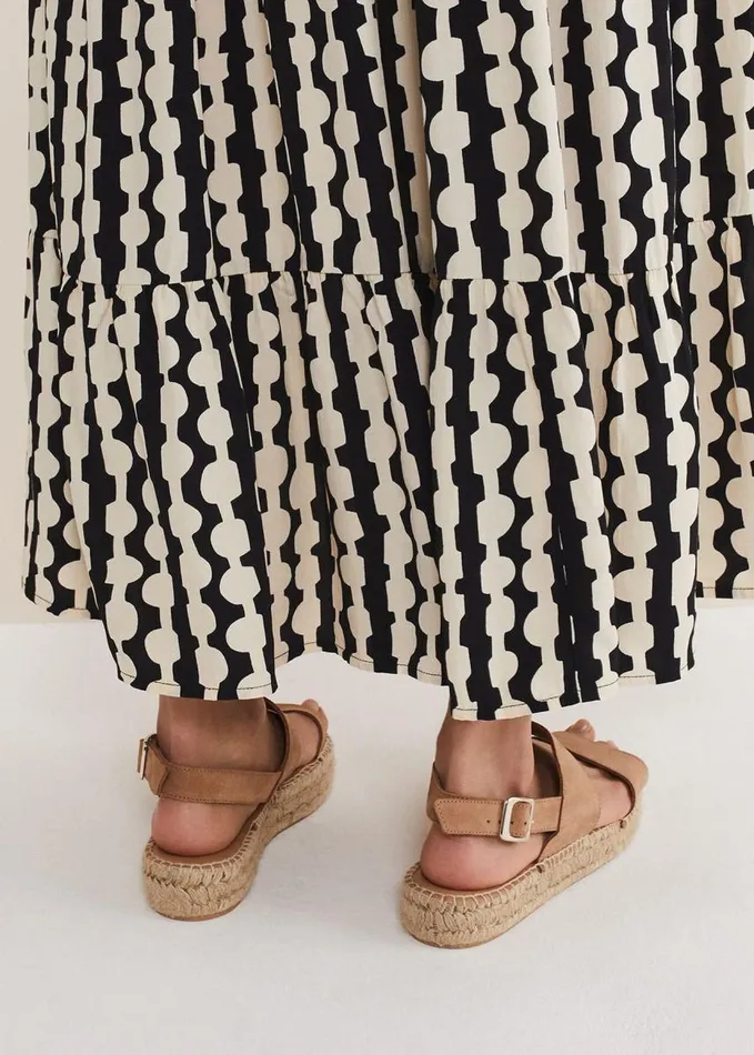 Phase Eight Brown Suede Chunky Sandals Tan Women Flats