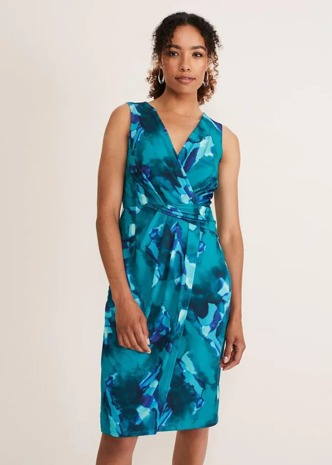 Phase Eight Corrin Print Jackie Dress Malachitemulti Women Dresses
