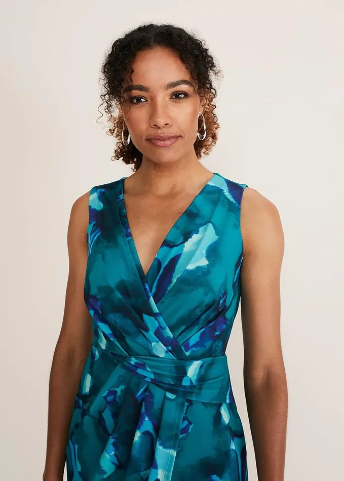 Phase Eight Corrin Print Jackie Dress Malachitemulti Women Dresses