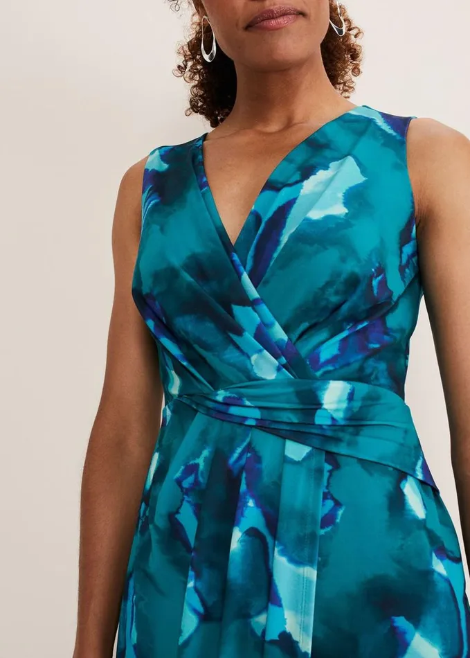 Phase Eight Corrin Print Jackie Dress Malachitemulti Women Dresses