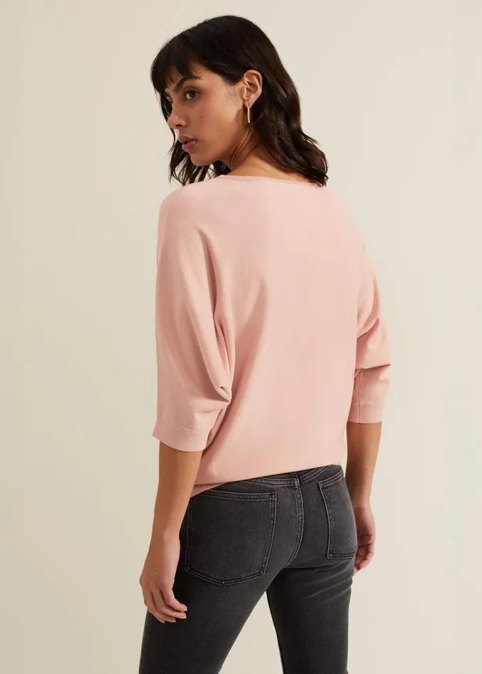 Phase Eight Cristine Knit Jumper Pink Women Knitwear