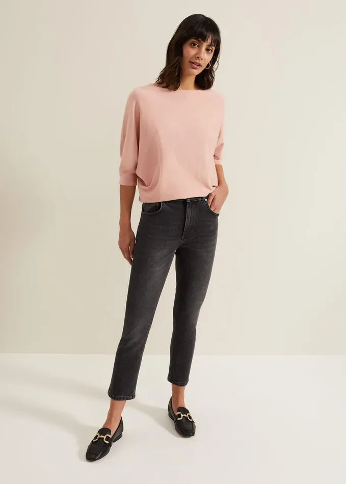 Phase Eight Cristine Knit Jumper Pink Women Knitwear