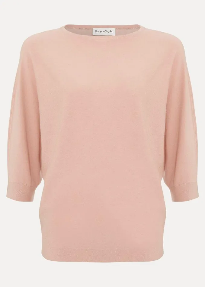 Phase Eight Cristine Knit Jumper Pink Women Knitwear