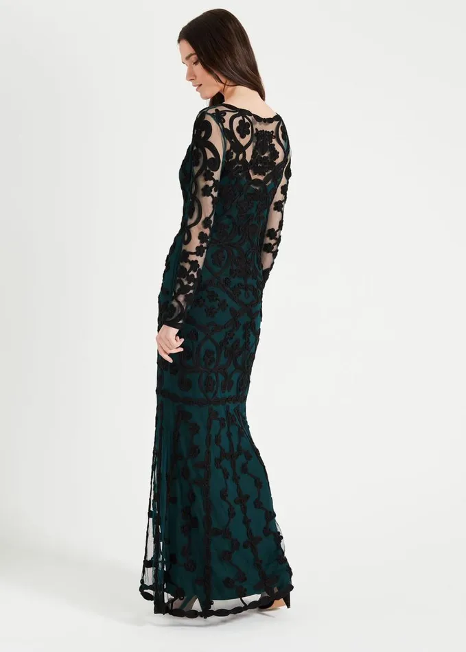 Phase Eight Cristine Tapework Lace Dress Blackjuniper Women Dresses