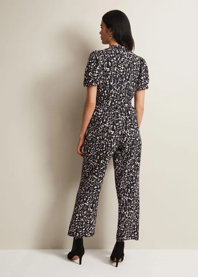 Phase Eight Dorothea Floral Jumpsuit Blackmulti Women Dresses