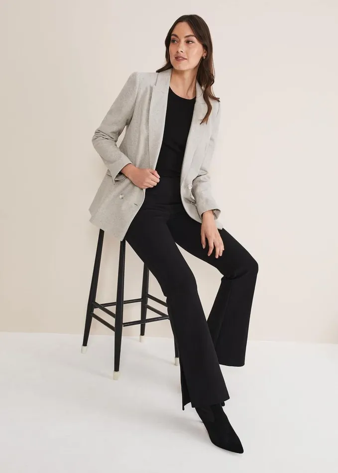 Phase Eight Drew Wool Blazer Greyneutral Women Coats