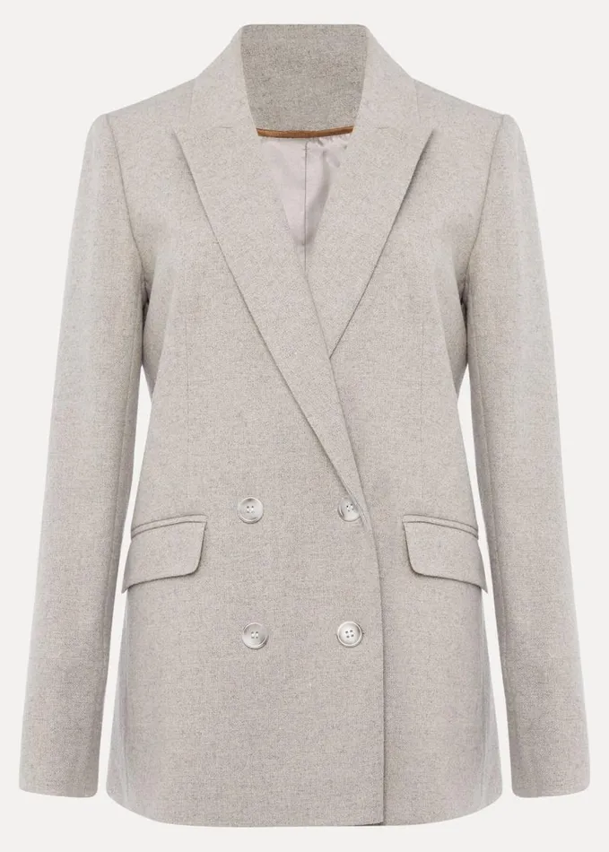 Phase Eight Drew Wool Blazer Greyneutral Women Coats