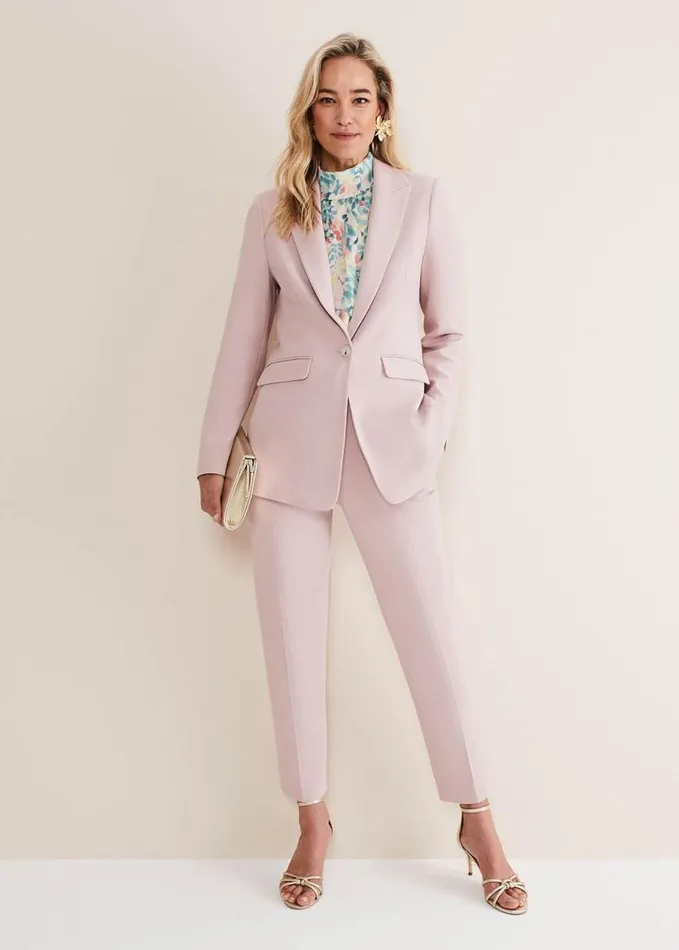Phase Eight Eira Pink Blazer Pale Pink Women Jackets