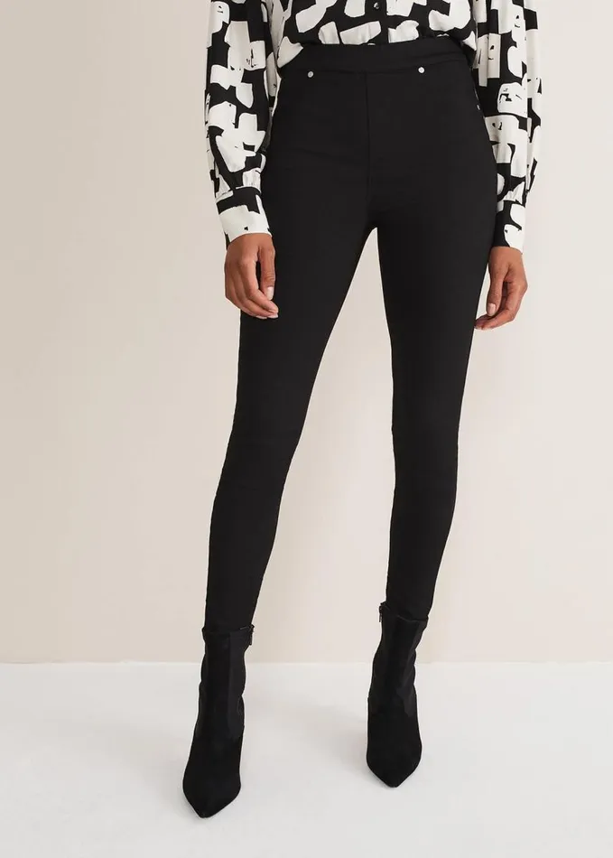 Phase Eight Eliza Jegging Short Black Women Trousers
