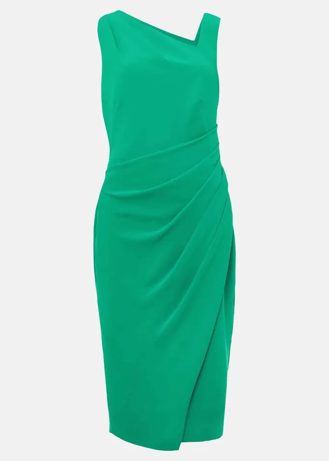 Phase Eight Emmie Asymmetric Hem Dress Bright Green Women Dresses