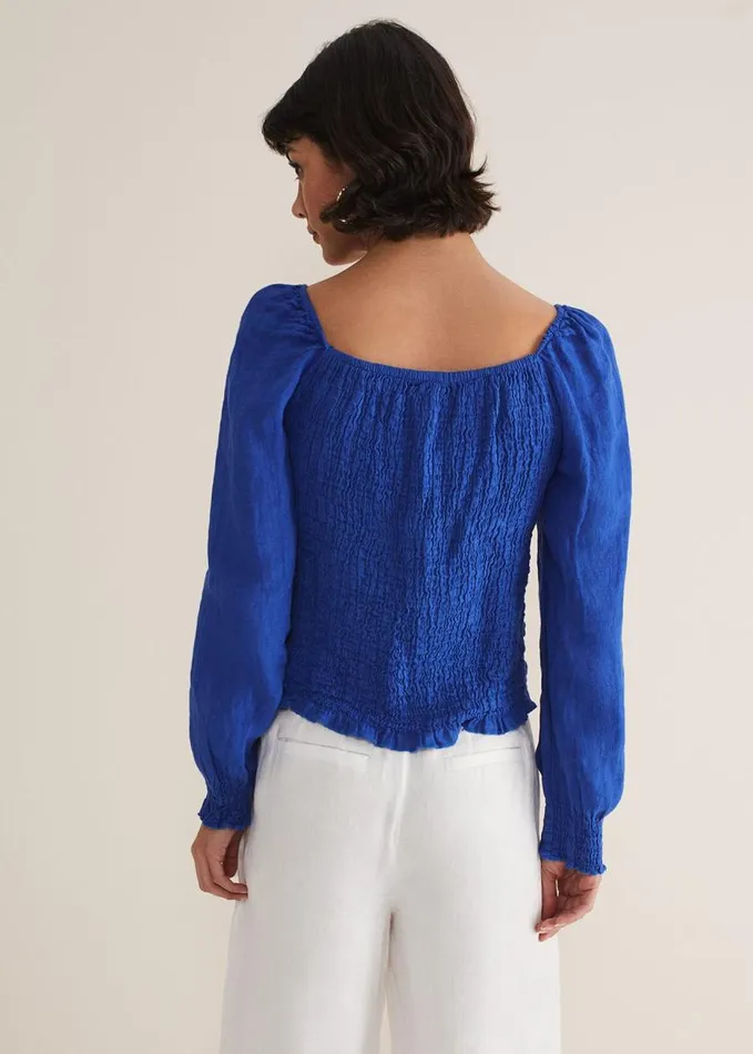 Phase Eight Esty Blue Blouse Cobalt Women Shirts and Blouses