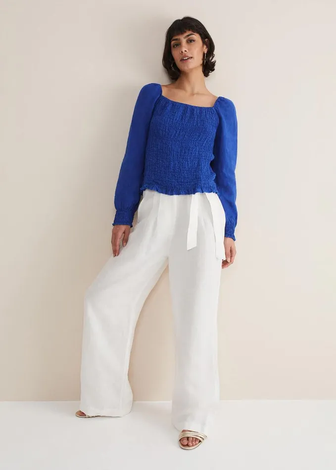 Phase Eight Esty Blue Blouse Cobalt Women Shirts and Blouses