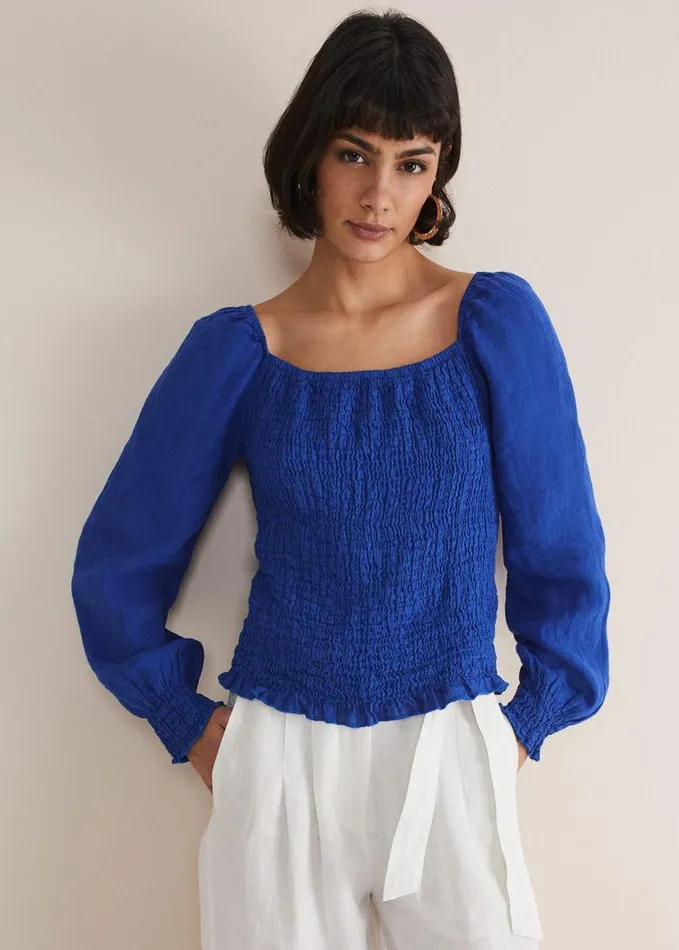 Phase Eight Esty Blue Blouse Cobalt Women Shirts and Blouses