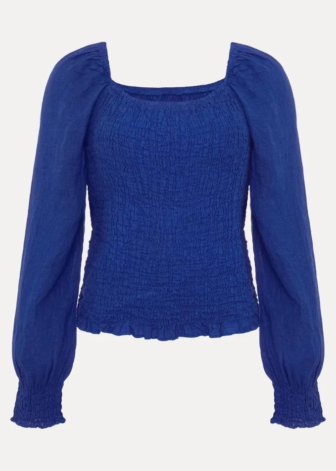 Phase Eight Esty Blue Blouse Cobalt Women Shirts and Blouses