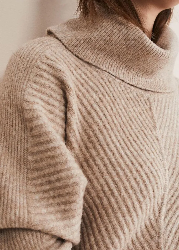 Phase Eight Fillipa Tunic Knit Dress Oatmeal Women Dresses