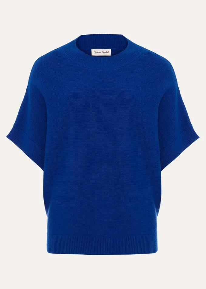 Phase Eight Grace Sleeveless Tabard Top Cobalt Women Knitwear