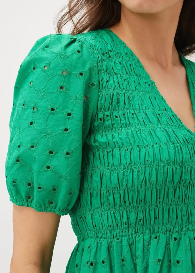 Phase Eight Gretta Broderie Dress Green Women Dresses