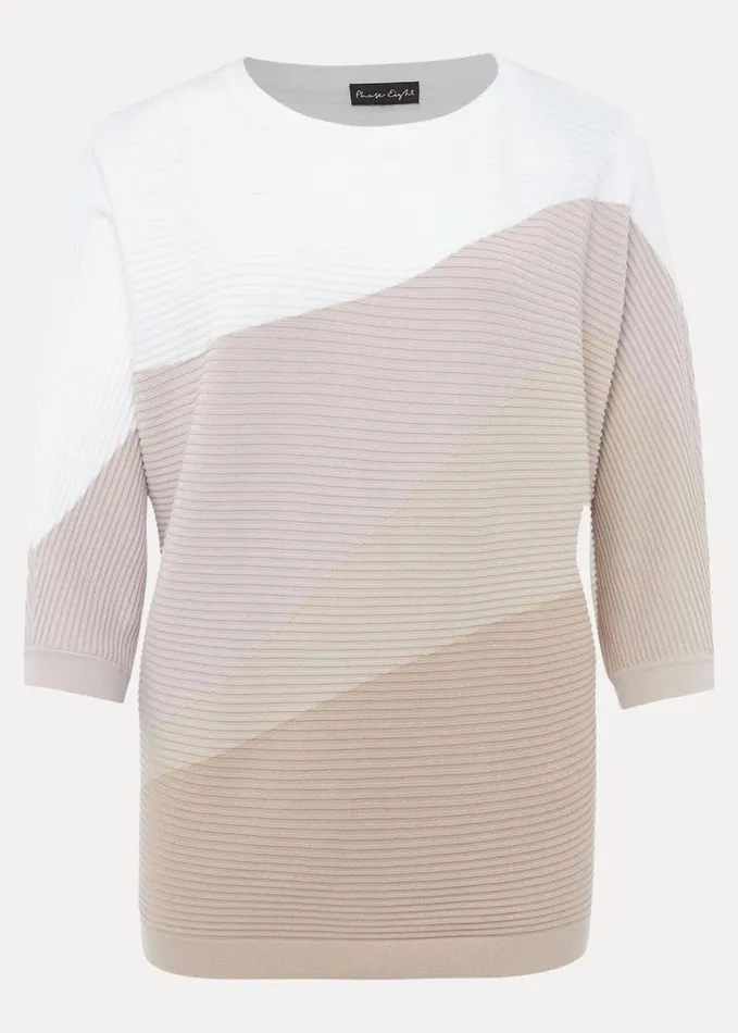 Phase Eight Henly Contour Colourblock Knit Pinks Women Knitwear