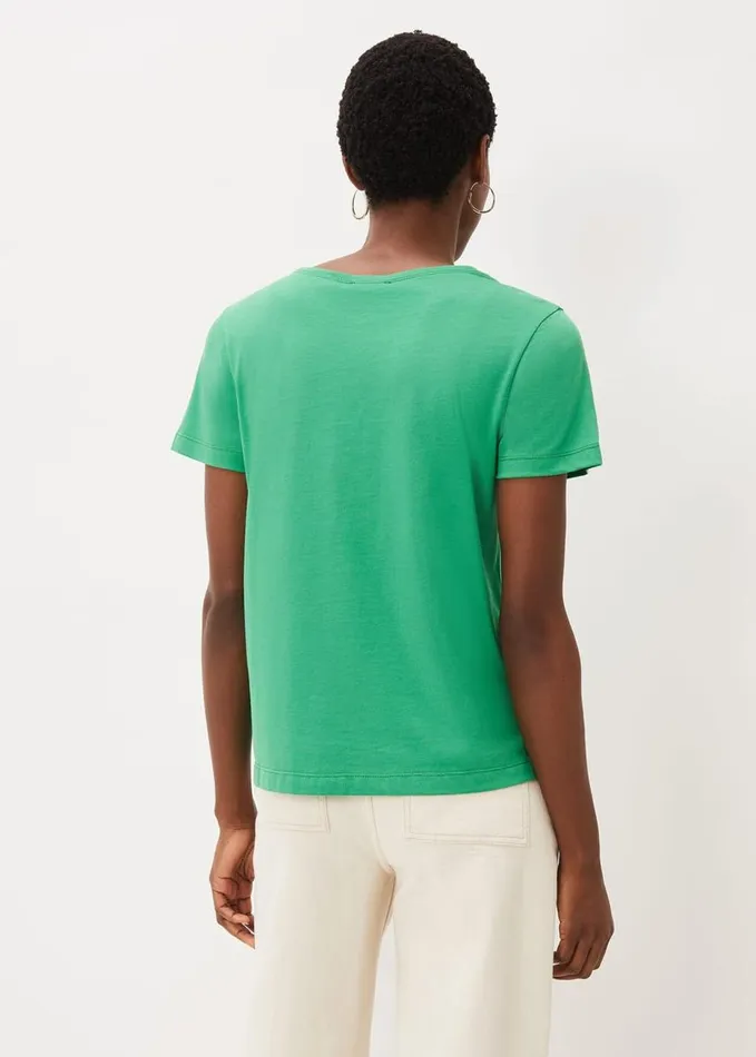 Phase Eight Huntly Stitch Detail TShirt Emerald Women Tops and TShirts